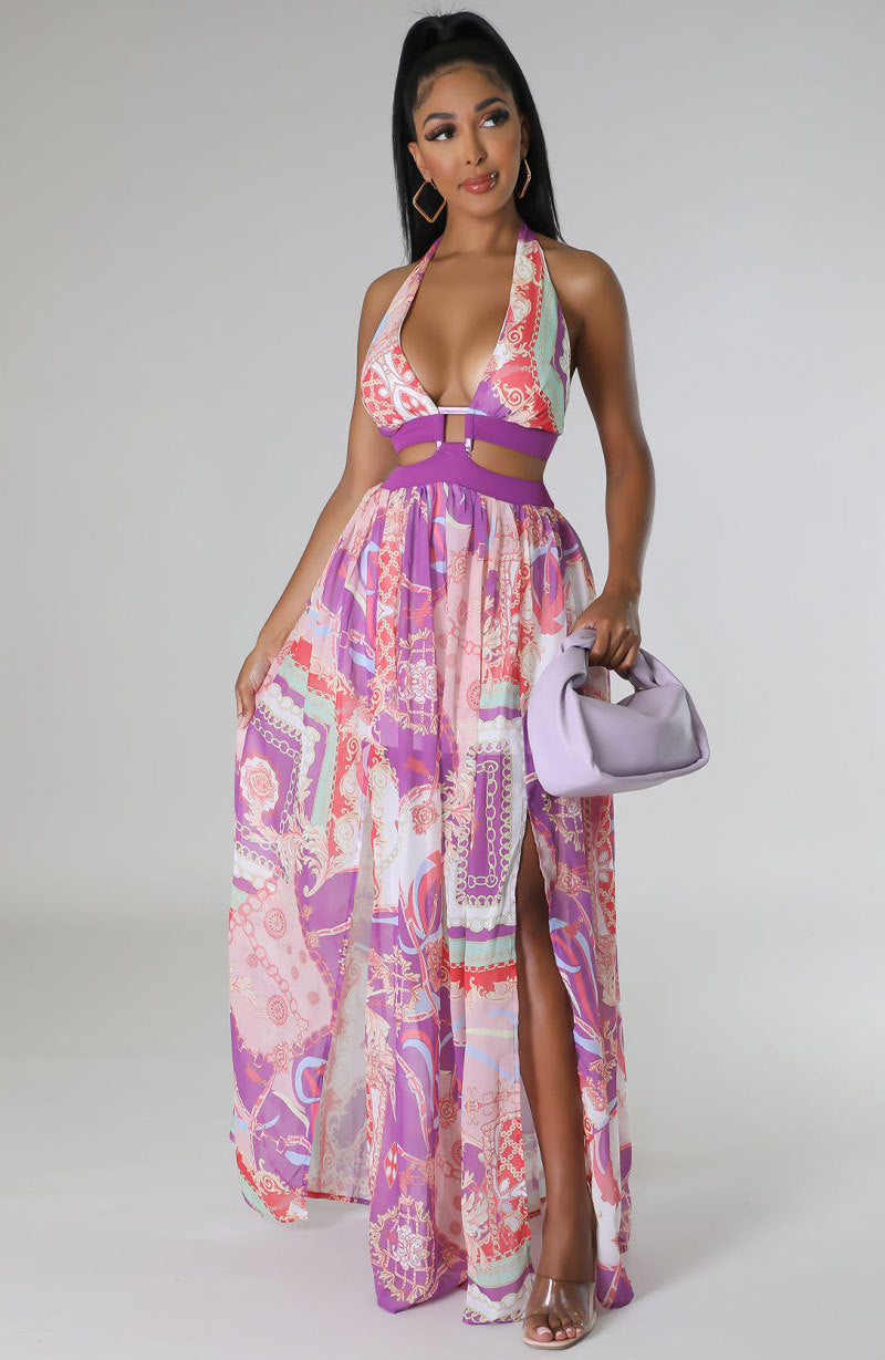Dress Summer Women French Maxi Dress High Sense Sleeveless Sexy Bella Mia