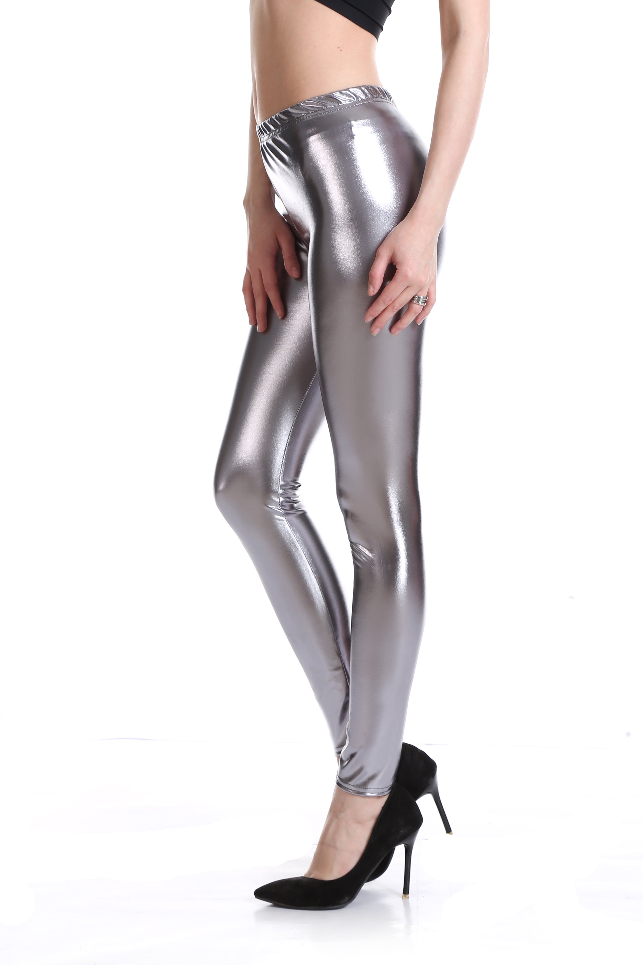 Sexy Nightclub Stage Wear Performance Wear Bright Leather Leggings Leggings Source Manufacturer Bella Mia