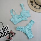 New Multi Color Printed Bikini Fresh Swimsuit Women Lace Split Swimsuit Bella Mia