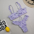New Multi Color Printed Bikini Fresh Swimsuit Women Lace Split Swimsuit Bella Mia
