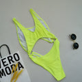Bikini One Piece Swimsuit Hollow Out Cutout Sexy One Piece Swimsuit Tie Dye Bella Mia