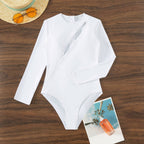 Clothing One Piece Swimsuit Women Long Sleeve Swimsuit Surfing Beach Vacation Bella Mia