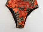 Women Women Printed One Word Wrapped Chest Swimsuit One Piece Suit Bella Mia