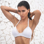 Hand Crocheting Knitting Bikini Wrapped Chest Lady Sexy All-Match Spring Split Swimsuit Bella Mia