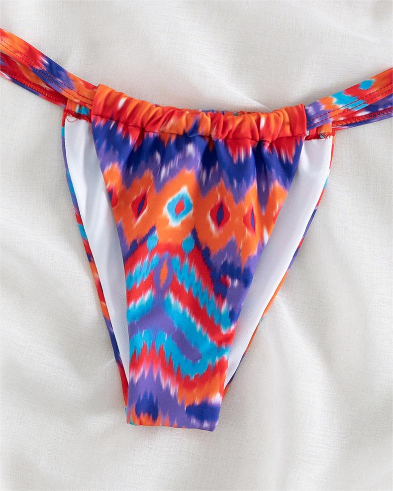 Bikini Swimsuit Sexy Tube Top Printed Three Point Bikini Swimsuit Bella Mia