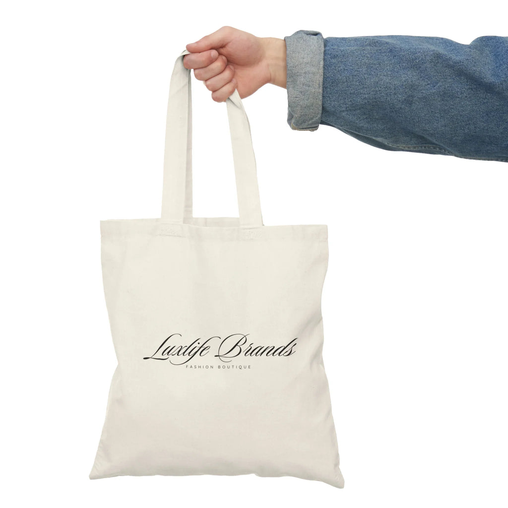 Happy Holidays Natural Tote Bag Printify