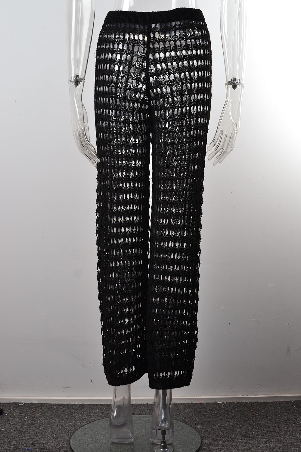 Summer Hollow Out Cutout Beach Pants Knitting Bikini Seaside Pants Beach Trousers Bella Mia