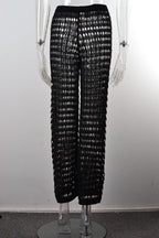 Summer Hollow Out Cutout Beach Pants Knitting Bikini Seaside Pants Beach Trousers Bella Mia