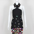 Spring Sexy Handmade Floral Halter Bandage One Piece Dress Short Bandage Dress for Women Bella Mia