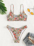 Bikini Swimsuit Sexy Bikini Small Chest Tube Top High Waist Split Swimsuit for Women Bella Mia