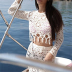 Autumn Women Round Neck Knitted Top Bella Mia