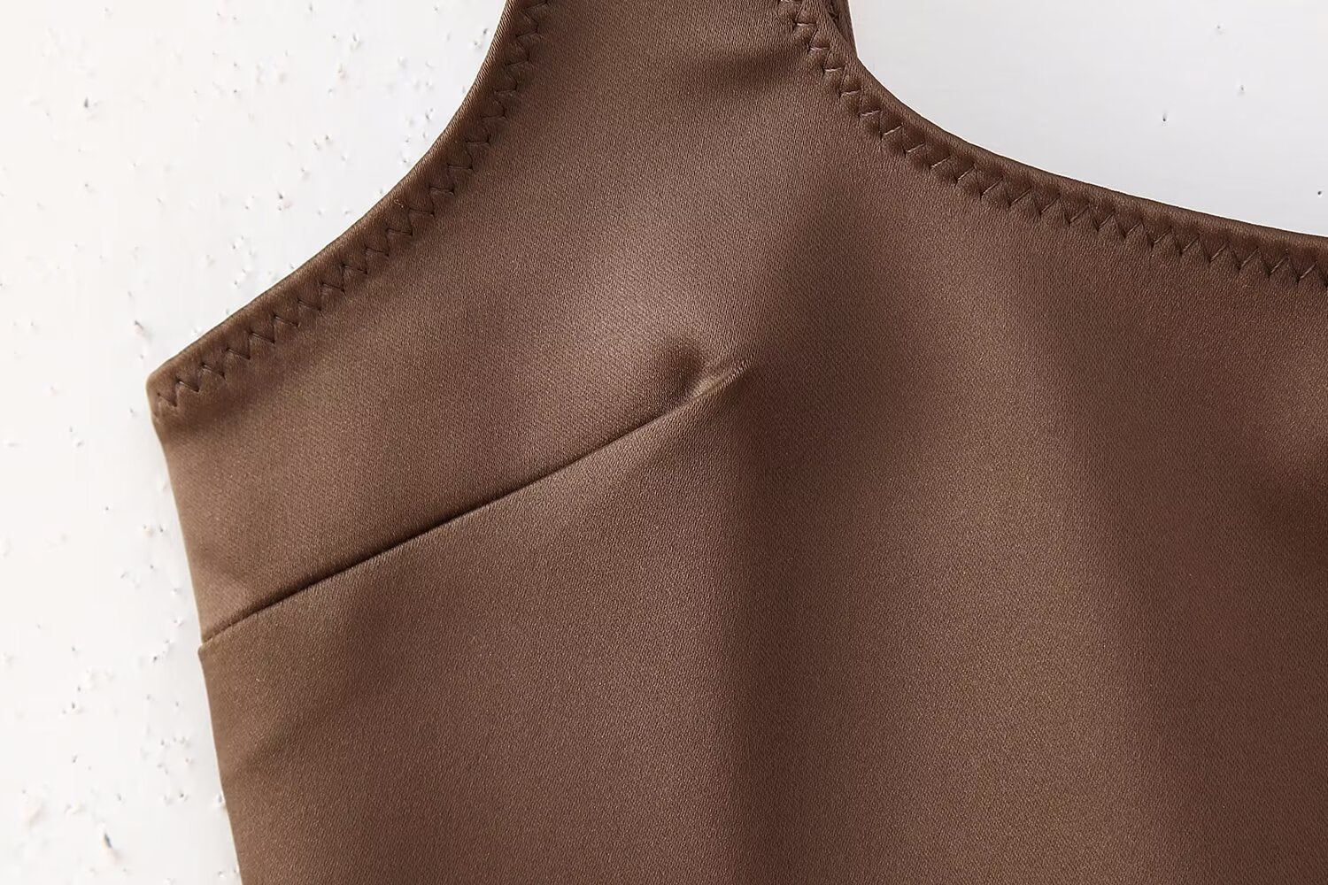Winter Women Clothing Silk Satin Texture Underwear Dress