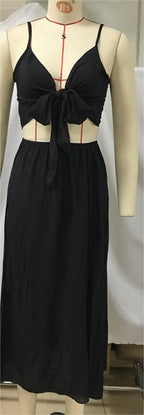 Beach Cover Up Sexy Dress Beach Two Piece Set Seaside Vacation Strap Skirt Set Women Bella Mia