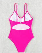 African One Piece Swimsuit Women Solid Color Tassle Strap Swimming Swimsuit Bella Mia