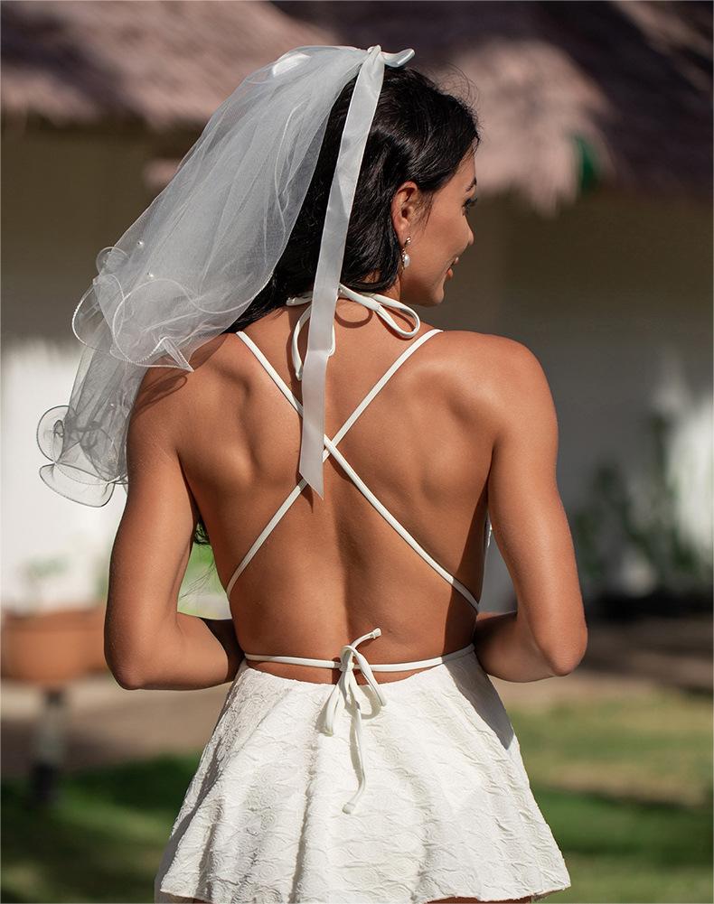 One Piece Swimsuit Women Halter Sexy Backless Strap Swimming Suit Bella Mia