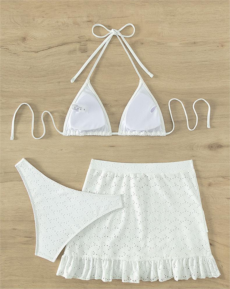 Bikini Sexy Swimsuit Women Three Piece White Backless Bikini Swimsuit Bella Mia