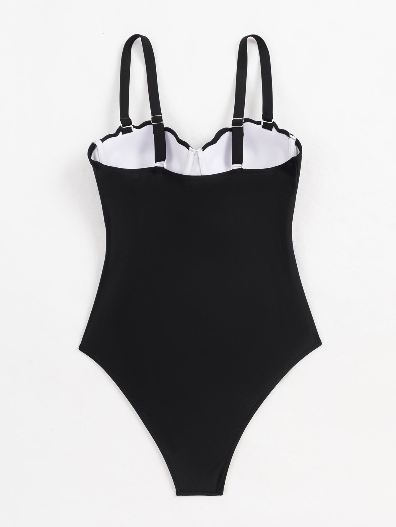 Swimsuit Women Sexy Siamese Push Up Sling Solid Color Swimsuit Bella Mia