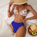 Split Swimsuit Women Sexy Bikini Lace Bikini High Waist Swimsuit Bella Mia