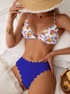 Split Swimsuit Women Sexy Bikini Lace Bikini High Waist Swimsuit Bella Mia