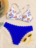 Split Swimsuit Women Sexy Bikini Lace Bikini High Waist Swimsuit Bella Mia