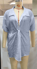 Beach Cover up Shirt Loose Beach Sun Protection Clothing Cardigan Vacation Beach Beach Cover up Bella Mia