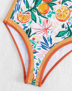 One Piece Swimsuit Sexy Suspenders Backless One Piece Printing Swimsuit Swimsuit Bella Mia
