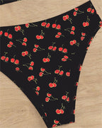 Bikini Sexy Fruit High Waist Bikini Bow Lace Up Swimsuit Bella Mia