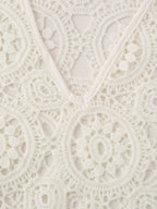 Spring Women Clothing Lace Embroidery Slim Fit Maxi Dress Women Bella Mia
