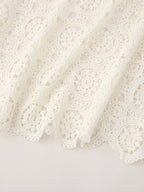 Spring Women Clothing Lace Embroidery Slim Fit Maxi Dress Women Bella Mia