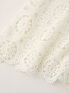 Spring Women Clothing Lace Embroidery Slim Fit Maxi Dress Women Bella Mia