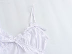 Women Clothing Sexy Sexy Pleating Strap Dress Women Summer Sweet Niche Hip Dress Bella Mia