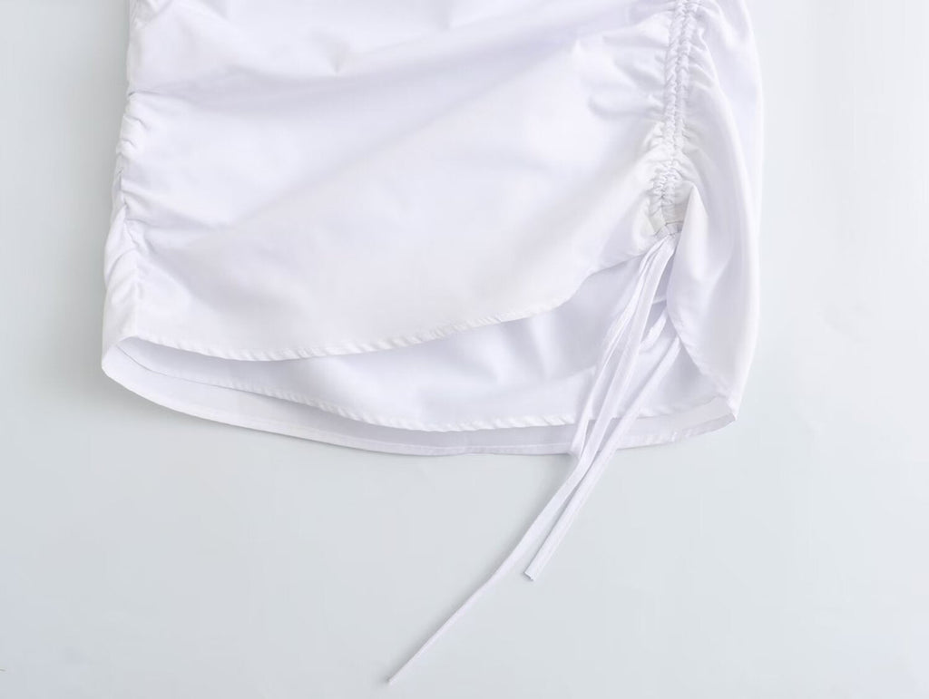 Women Clothing Sexy Sexy Pleating Strap Dress Women Summer Sweet Niche Hip Dress Bella Mia