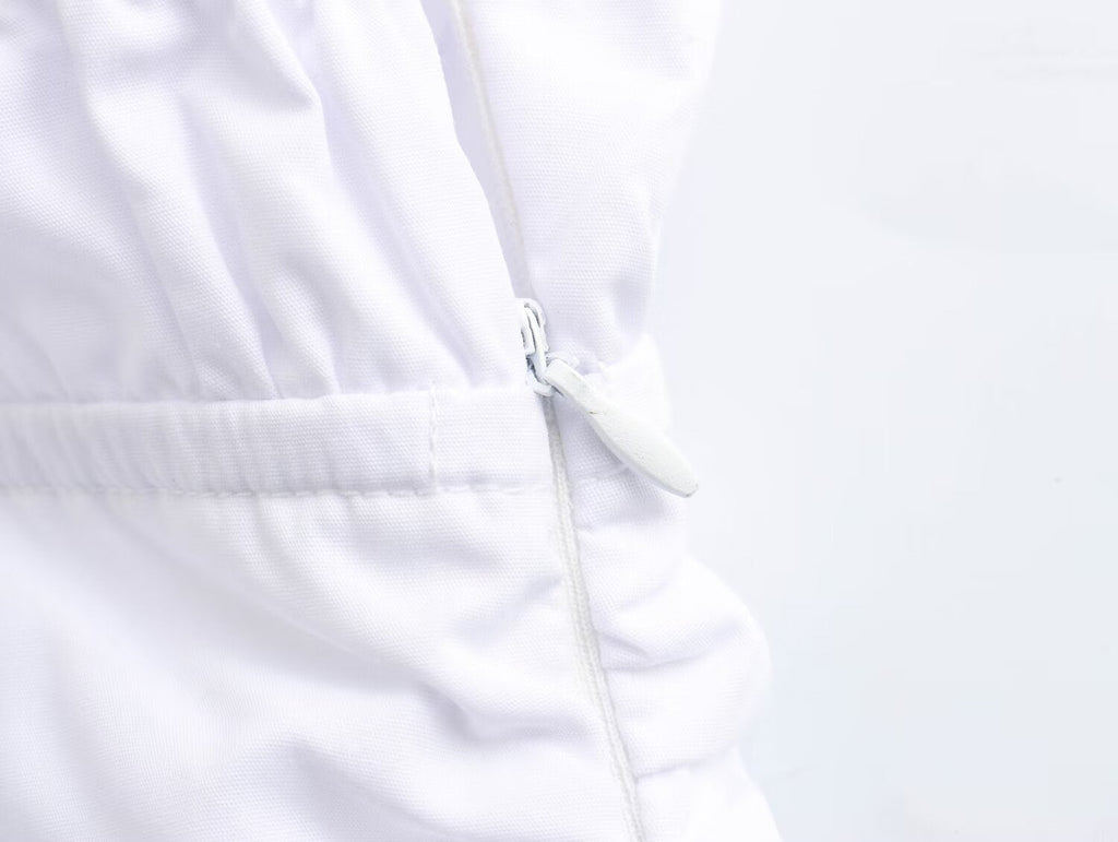Women Clothing Sexy Sexy Pleating Strap Dress Women Summer Sweet Niche Hip Dress Bella Mia