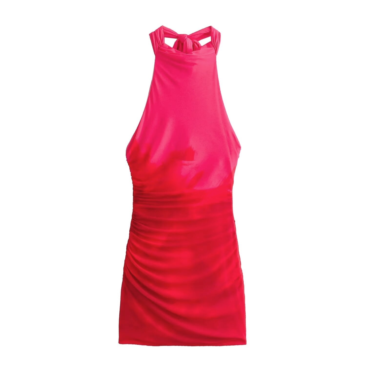 Summer Women Clothing Sexy Sexy Backless Lace up Silk Net Dress Bella Mia