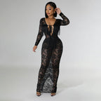 Summer Women Wear Sexy Backless Tassel Lace Dress Bella Mia