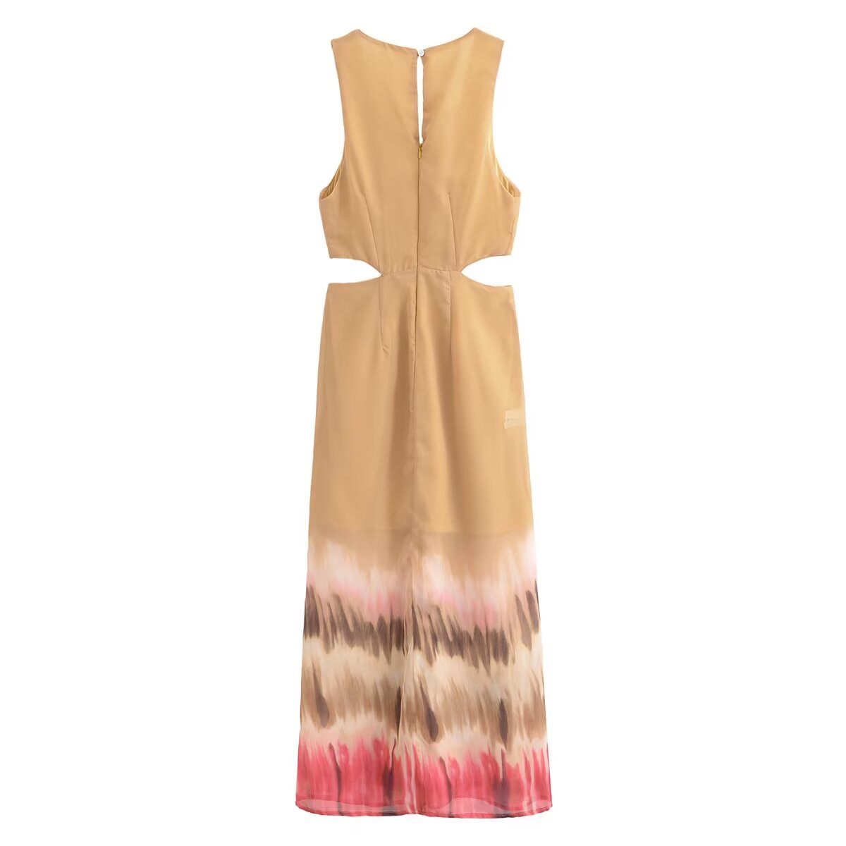 Summer Pants Women Open Design Tie Dye Midi Dress