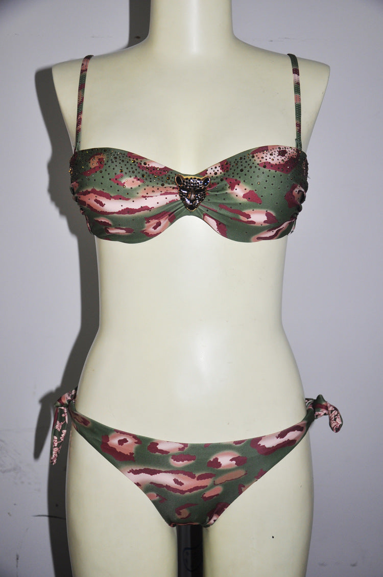Gathering Swimwear Sexy Bikini Swimsuit Smart Sexy Bikini Animal Printing Bella Mia