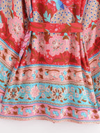 Summer Rayon Belt Short Kimono Cardigan Bella Mia