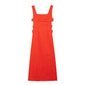 Summer Women Clothing Solid Color Sleeveless Strap Sling Dress