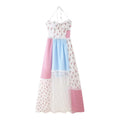 Sweet Halter Floral Stitching Dress Summer Sleeveless Women Vacation Dress