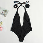 One Piece Swimsuit Women Color Matching Sexy Siamese Swimsuit Bella Mia