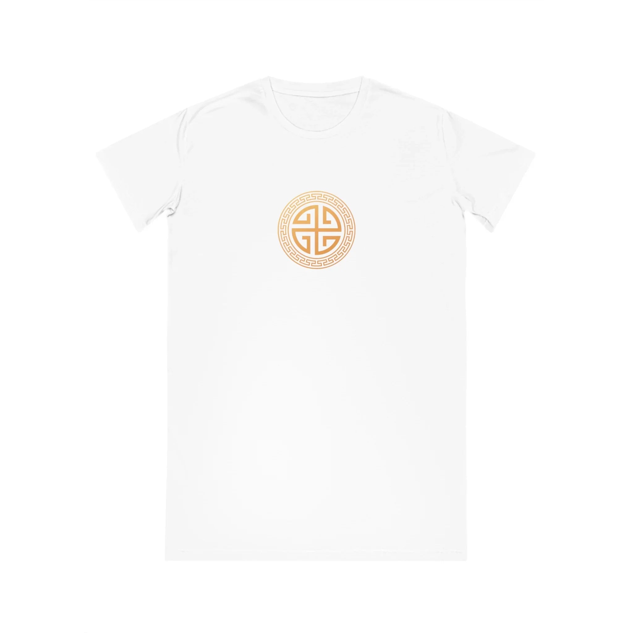 Santorini Organic Cotton Casual Dress Printify