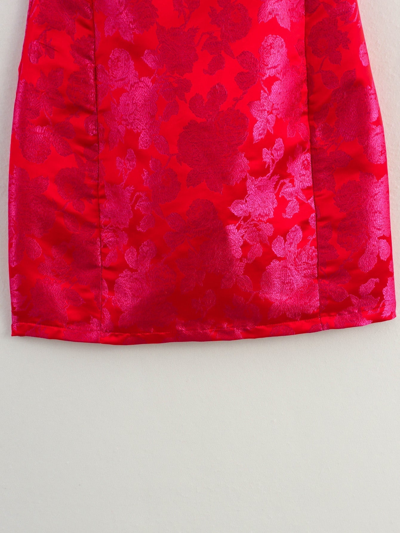 Sexy Square Neck Puff Sleeves Jacquard Dress Cross Backless Slim Fit Hip Wrapped Sexy Dress Bella Mia