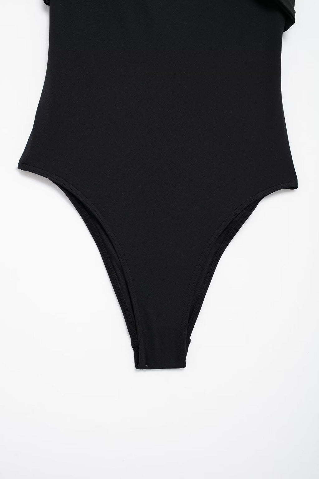 Summer Women Clothing Metal Decoration Off Neck Black Swimsuit Bella Mia