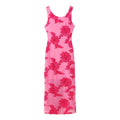 Women Clothing Mesh Three Dimensional Plate Floral Sheath Dress Bella Mia