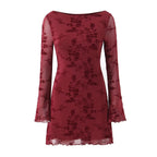Summer Sexy Mesh Stretch Sexy Long Sleeve Top for Women Bella Mia