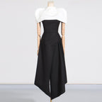 Elegant Vietnam Special Interest Design Detachable Pullover Patchwork Cami Dress Women Summer Slit Dress Women Bella Mia