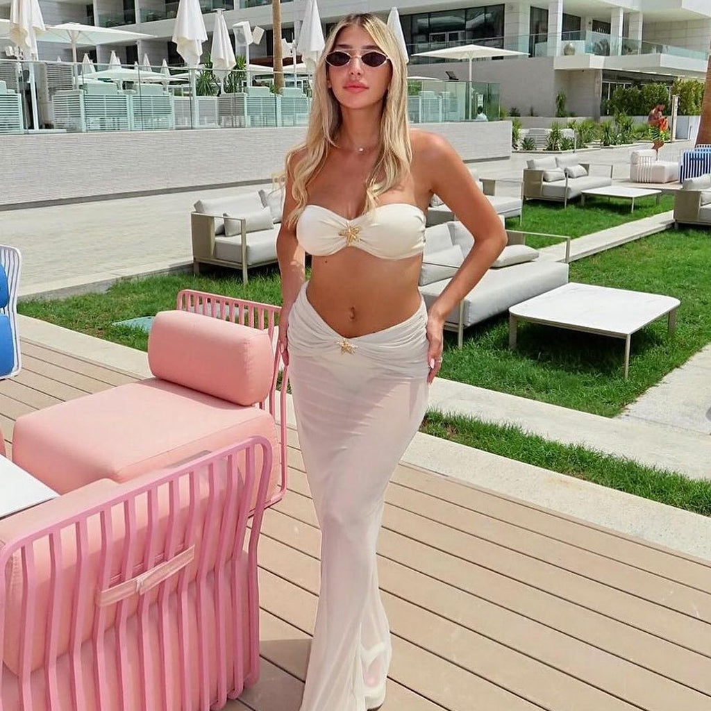 Three Piece Set Bikini Bikini Sexy Split Women Swimsuit Swimsuit Beach Dress Bella Mia