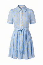 STARLIT SKIES WOVEN MINI DRESS Flying Tomato