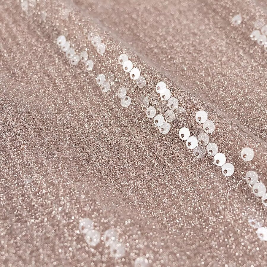 Women French Sequin Pleated Halter Dress Bella Mia